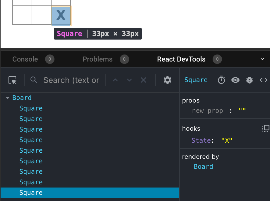 React DevTools ב-CodeSandbox